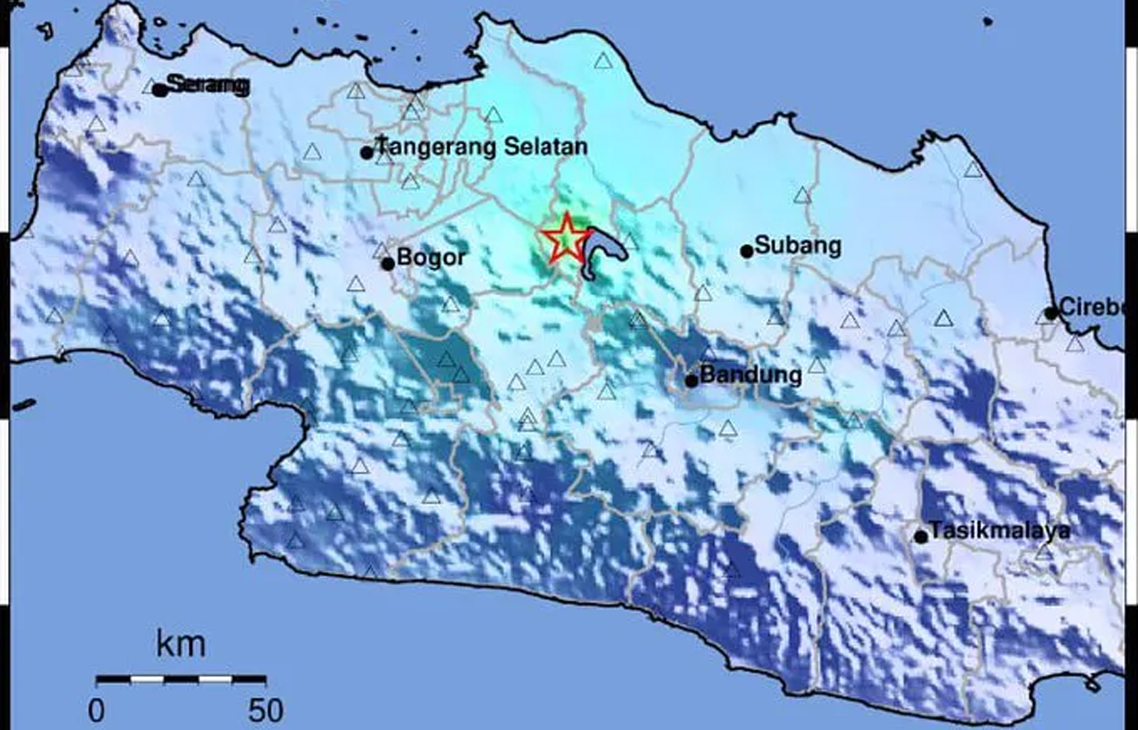 Daerah Sesar Naik Busur Belakang Jawa Barat yang Wajib Waspada