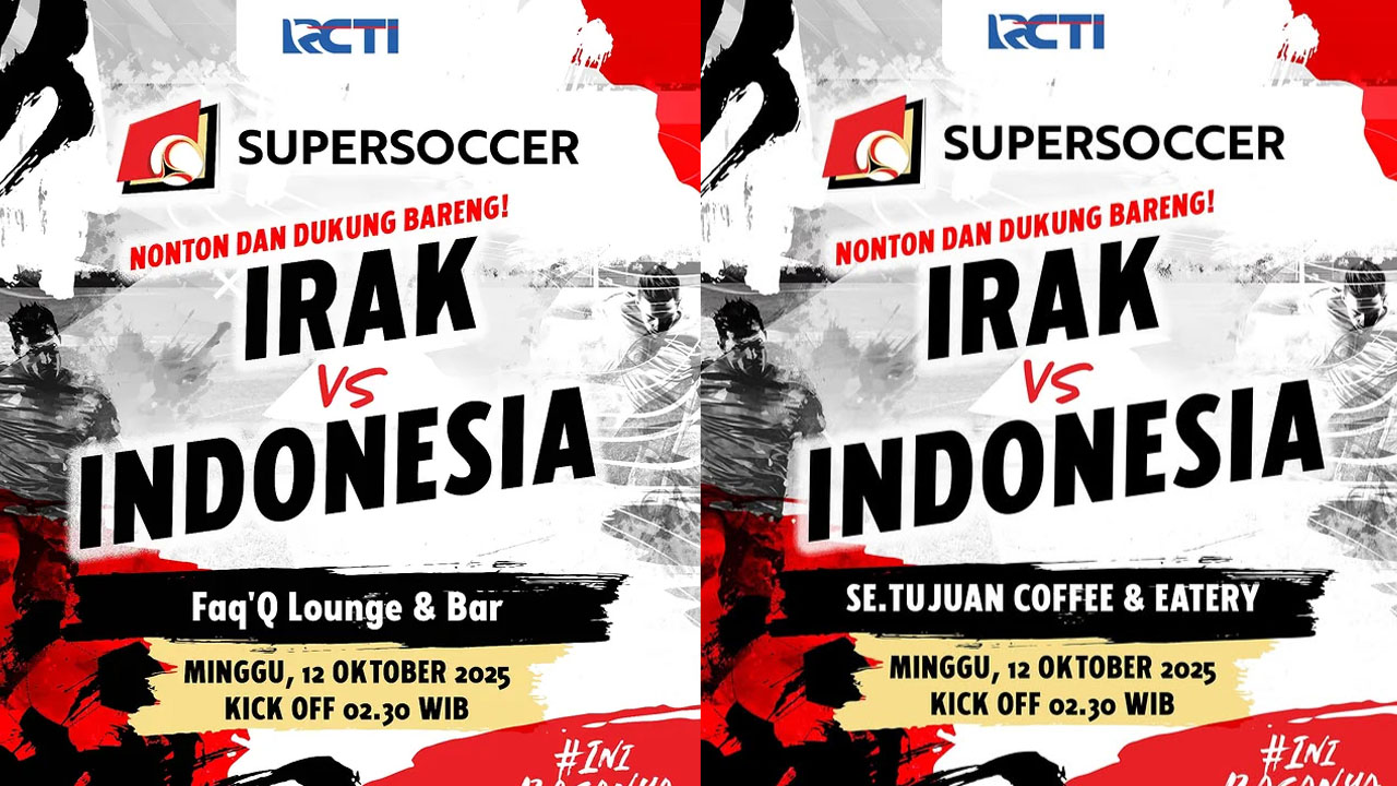 46 Lokasi Nobar Timnas Indonesia vs Irak di Jabodetabek, Dukung Garuda Sampai Menang