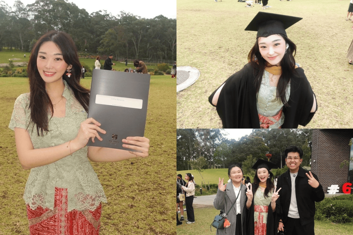 Livy Renata Resmi Menyandang Gelar Sarjana dari Macquarie University, Australia