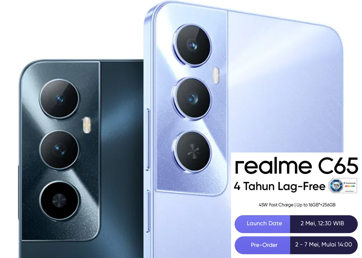 Segera Diluncurkan Realme C65 dengan AI Boost dan Menerima Panggilan Cukup dengan Lambaian Tangan