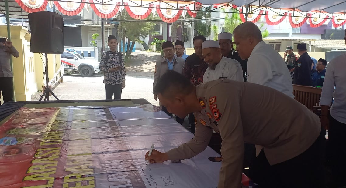 Deklarasi Anti Geng Motor di Mangkubumi: Sinergi Forkopimcam, Tokoh Masyarakat, dan Sekolah