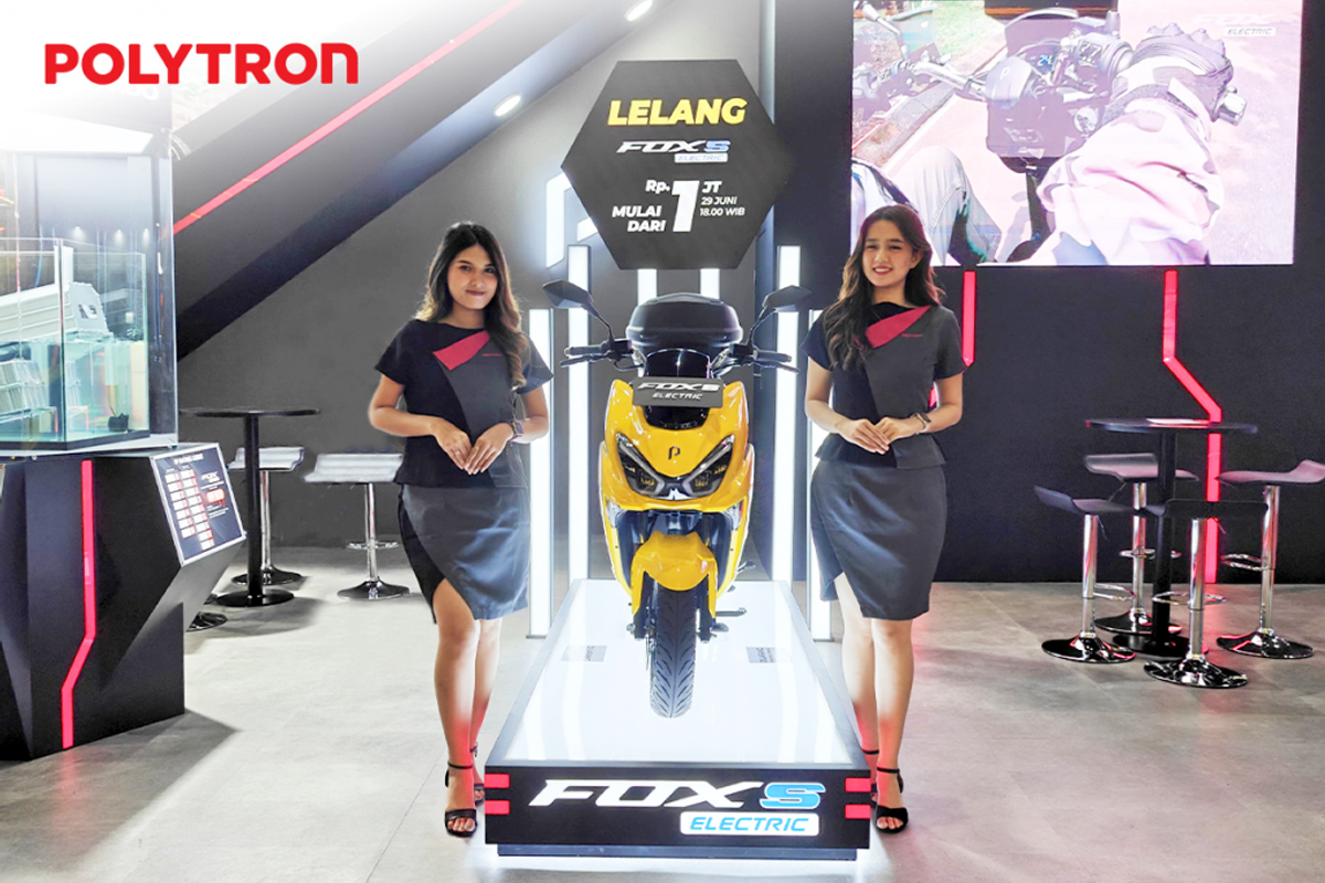 Polytron Akan Lelang Motor Listrik Fox-S, Simak juga Cara Cek Subsidi Motor Listrik