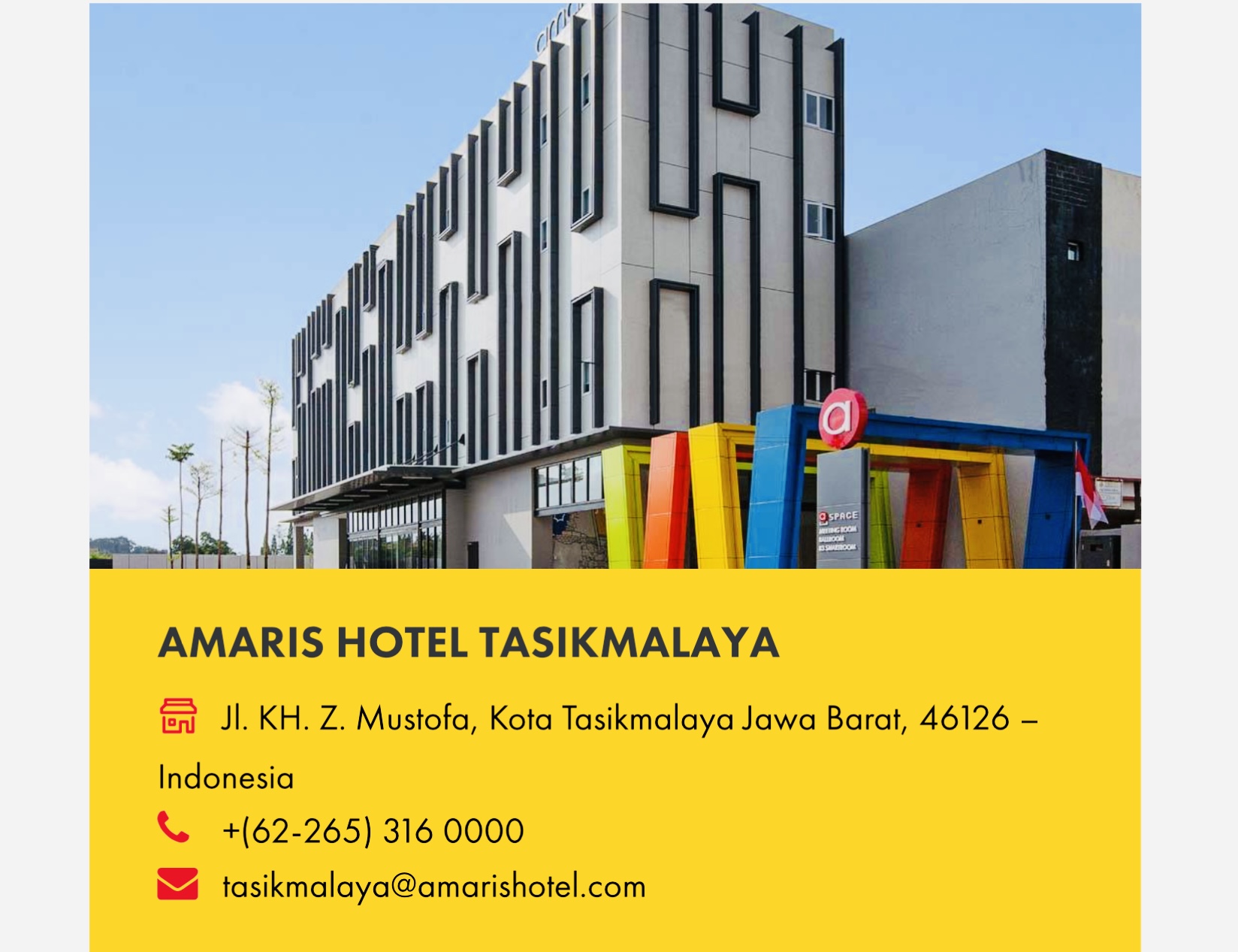 Ada Amaris, Fave, Santika, Cordela Suite Rekomendasi Hotel Terbaik di Tasikmalaya