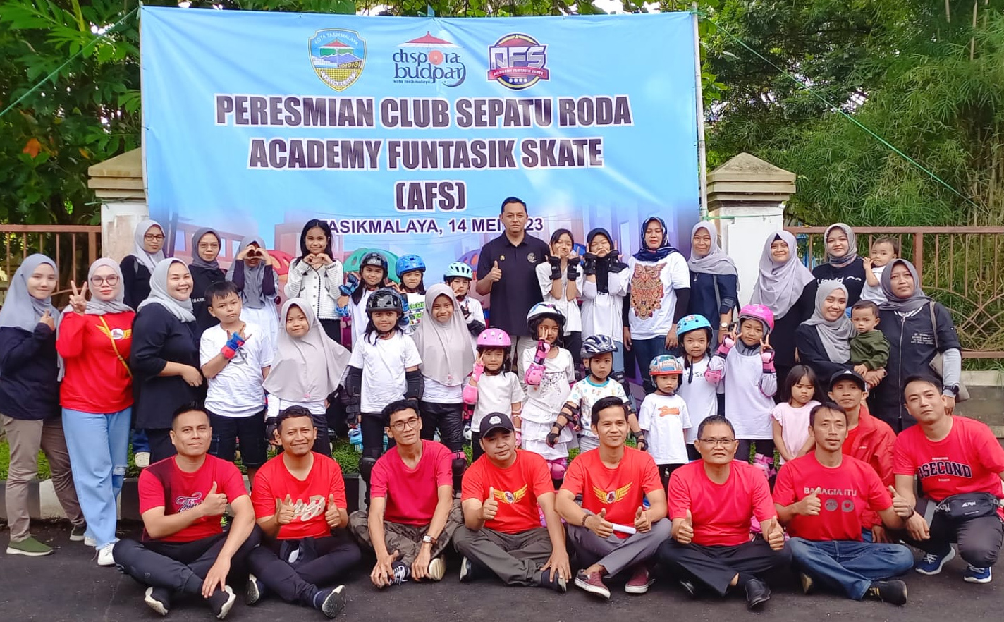 RESMI LAHIR Club Sepatu Roda di Kota Tasikmalaya dengan Nama Akademi Funtasik Skate