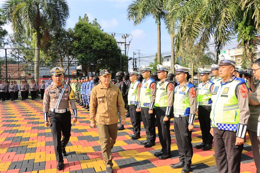 Pj Wali Kota Tasik Pimpin Apel Gelar Pasukan Operasi Ketupat Lodaya 2023, Ini Pesannya