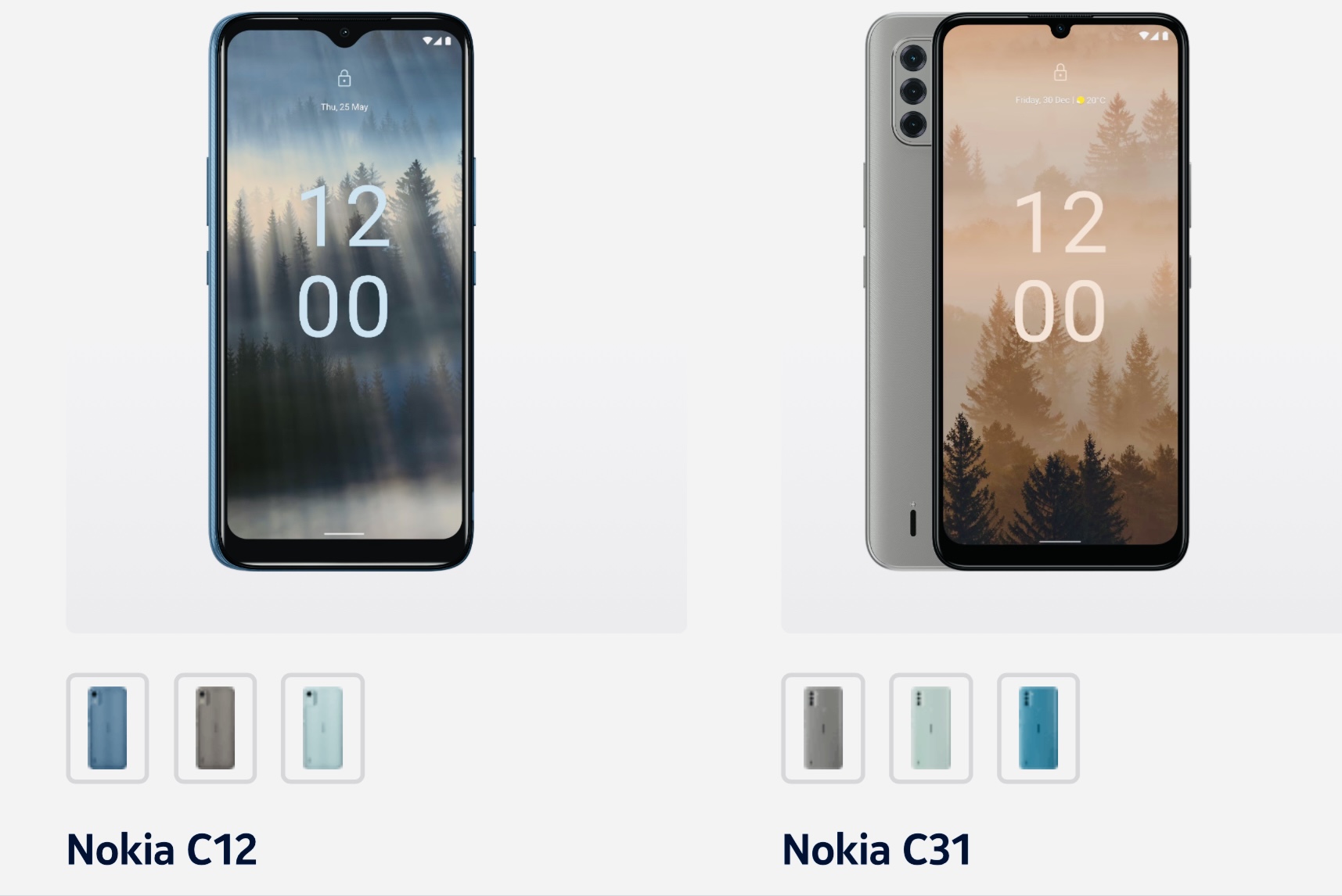 Nih Perbandingan Nokia C12 dan Nokia C31, Harga Kurang Rp2 Jutaan Murah Banget!