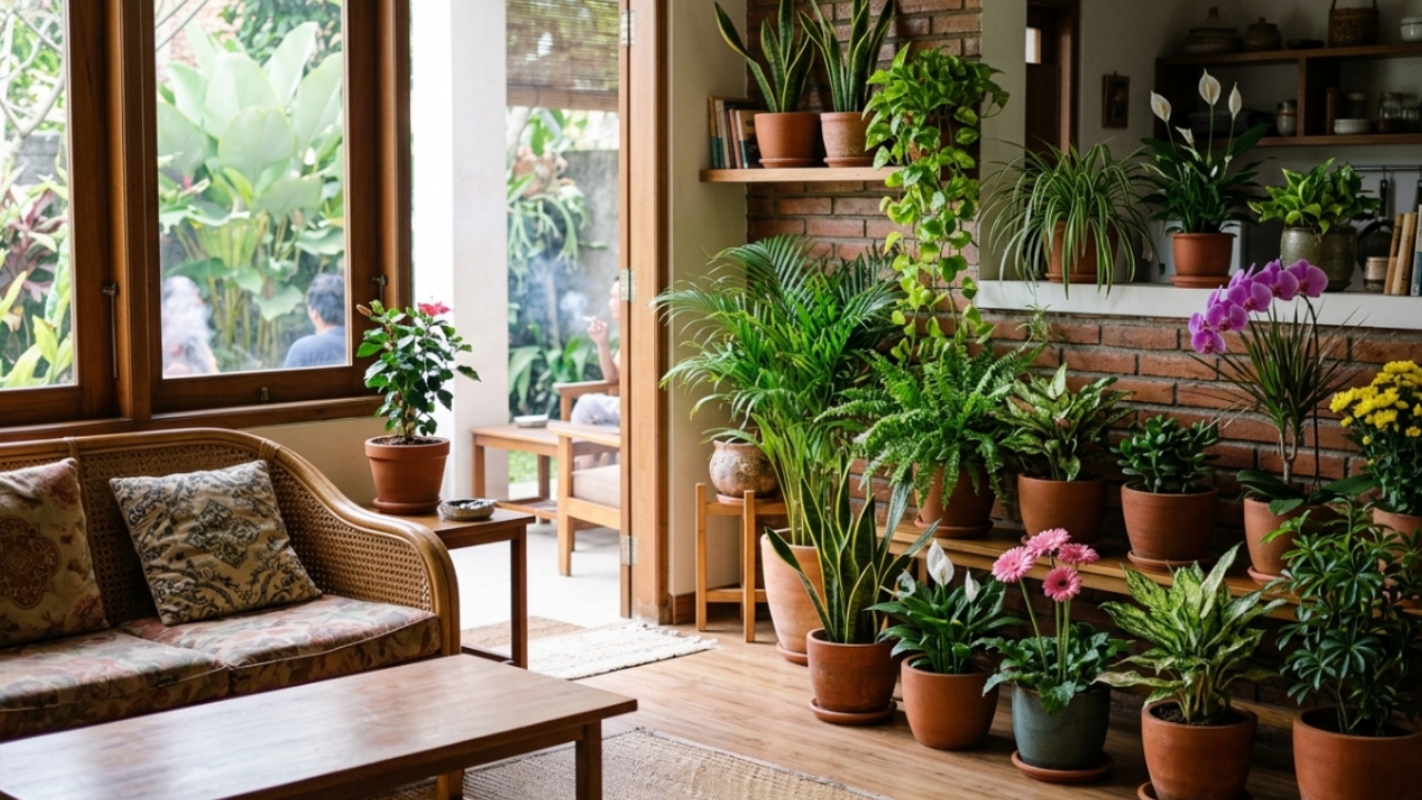 Rumah Bebas Asap Tanpa Ribut,  Manfaatkan 15 Tanaman Ini Agar Udara Lebih Sehat
