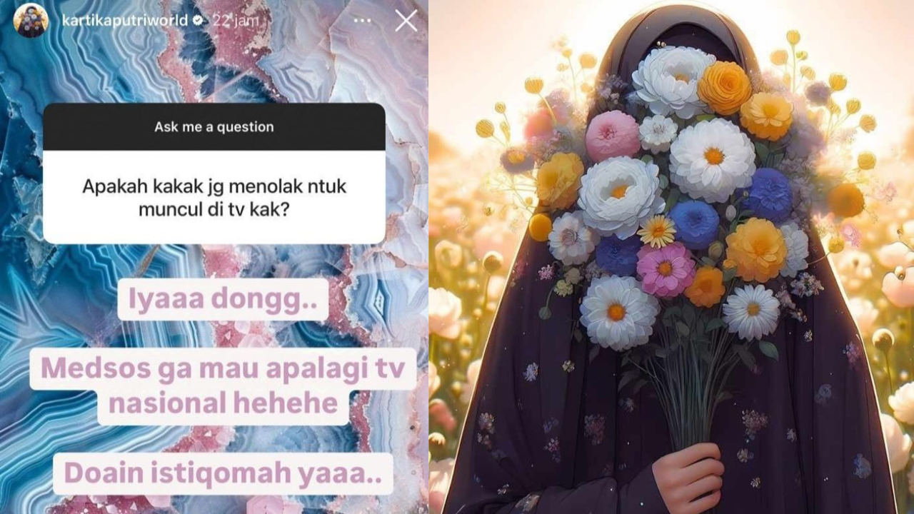 Kartika Putri Putuskan Bercadar dan Berhenti Muncul di TV