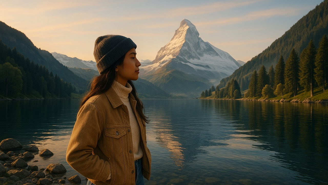 Liburan Estetik, Prompt Foto AI Bikin Kamu Seolah di Swiss