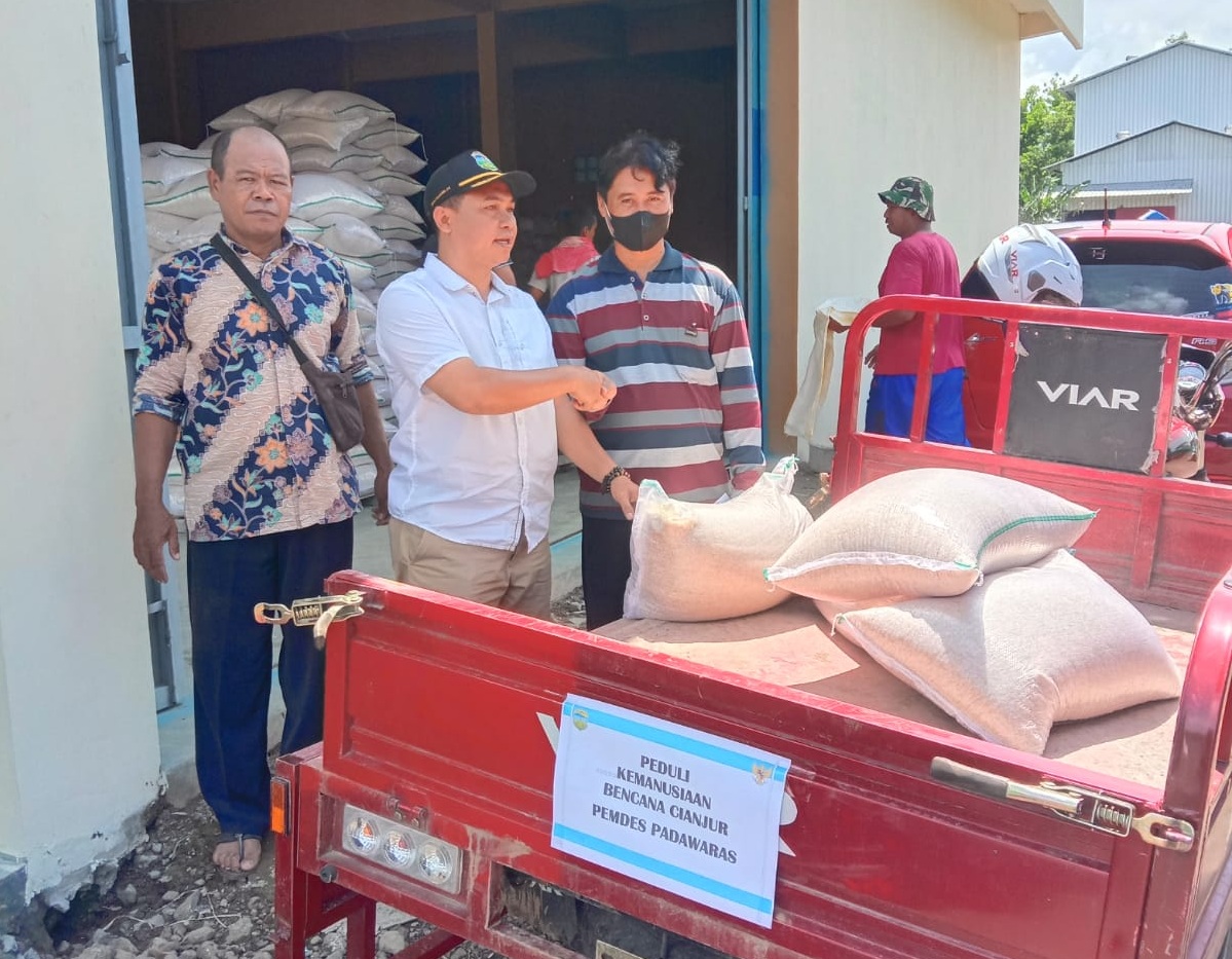Desa Padawaras Himpun Bantuan Warga untuk Korban Gempa Cianjur