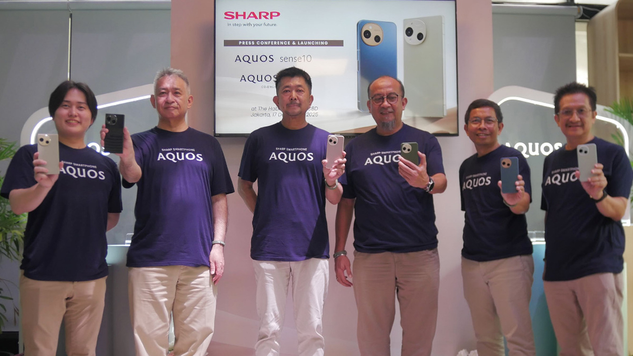 Sharp Luncurkan HP AQUOS Sense10 dan AQUOS R10, Layar Super Cerah dan Performa Premium
