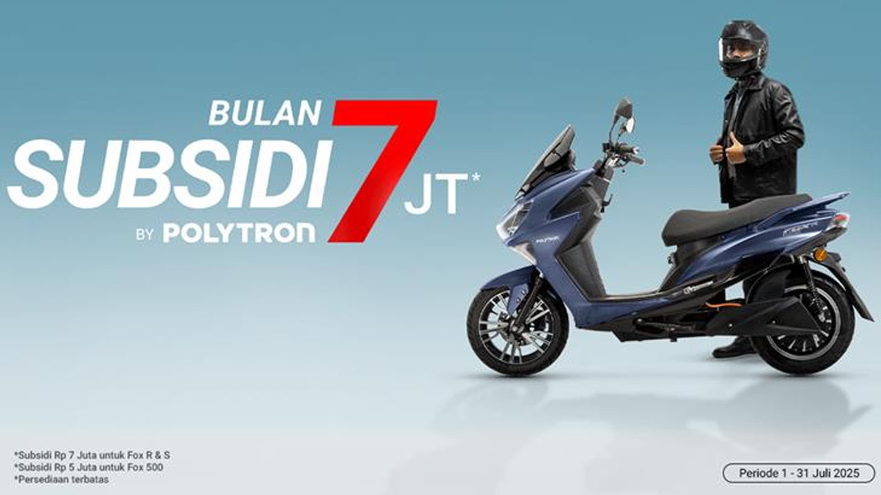 Tanpa Syarat Diskon Motor Listrik Polytron Langsung Didapat, Harga Mulai Rp 11 Jutaan