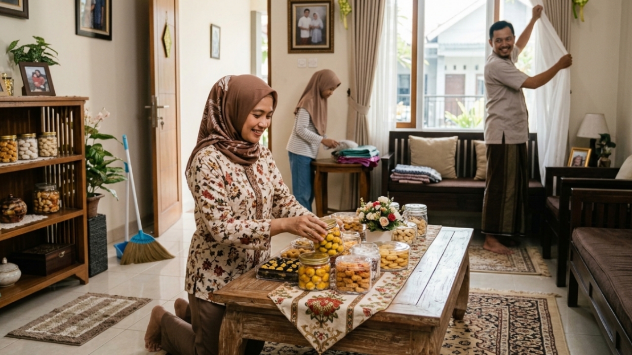 H-3 Lebaran Rumah Masih Berantakan? Tenang, Ini Cara Cerdas Menata Rumah Tanpa Drama
