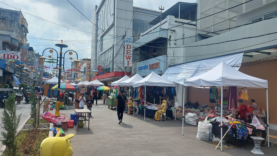 PKL Pedestrian Cihideung Kota Tasikmalaya Bebas Jualan? Tim Penataan: Sementara ini karena Lagi Ramadan 