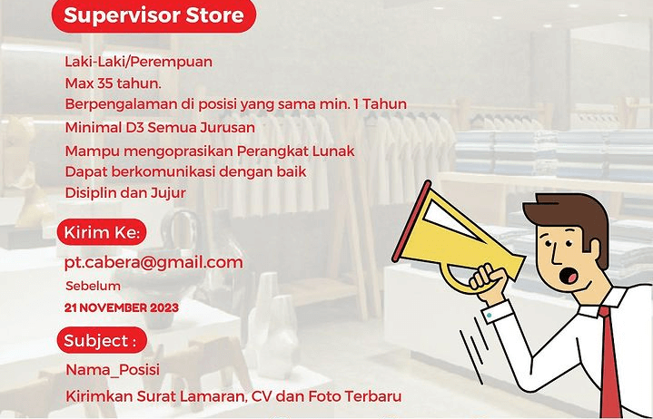 Info Loker, PT Pelindo Bekerja Sama dengan PT Cabera Buka Loker untuk Penempatan di UMK Mart dan Cafe Image