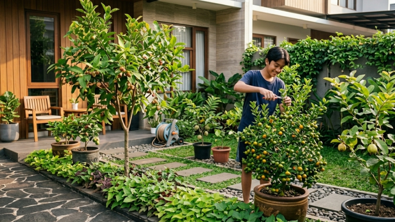 Halaman Depan Nganggur? Ubah Jadi Kebun Buah Cantik dan Panen Sendiri Mulai Sekarang