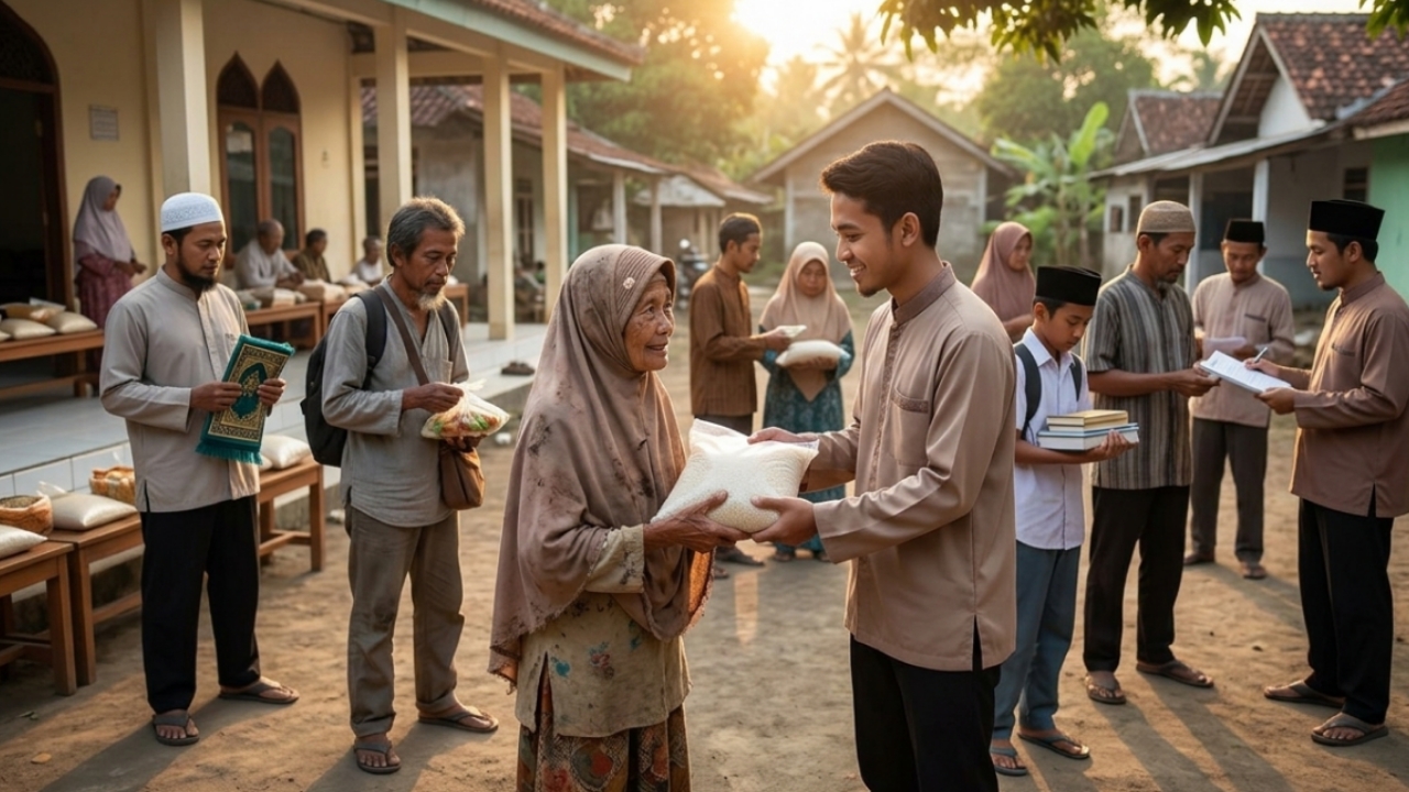 8 Golongan Penerima Zakat Fitrah yang Wajib Diketahui Umat Islam Saat Ramadhan