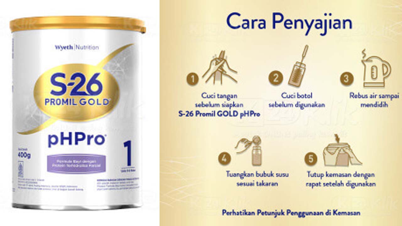 Nestle Tarik Susu Formula Bayi S-26 Promil Gold pHPro 1 dari Pasaran