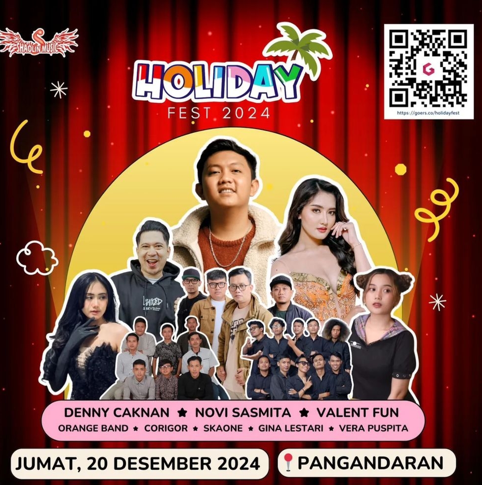 Holiday Fest Pangandaran 2024: Acara Meriah Akhir Tahun dengan Konser Spektakuler dari Para Artis Ternama