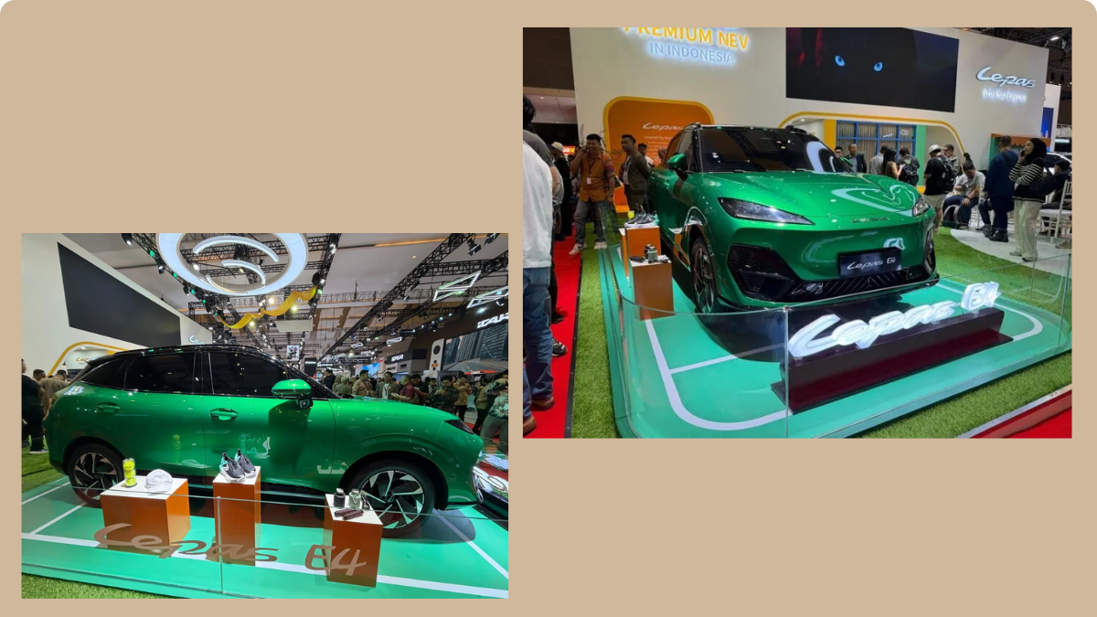 LEPAS E4 Resmi Meluncur di IIMS 2026, SUV Listrik Premium dengan DNA Leopard yang Futuristis