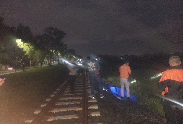 Pria Tak Dikenal Tewas Diseruduk Kereta Api Kiaracondong-Blitar di Purbaratu, Kota Tasikmalaya