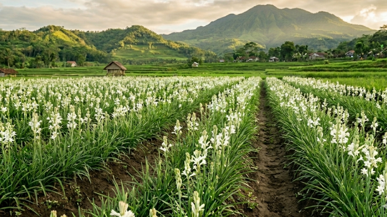 Ternyata Begini Rahasianya, Tanaman Bunga Sedap Malam Bisa Mekar Serempak Jelang Lebaran