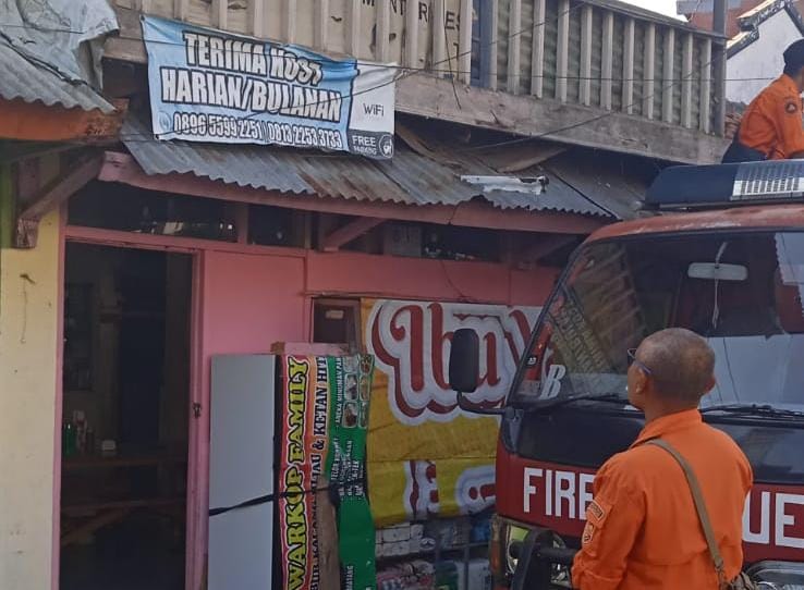 Warung Kopi di Kota Banjar Nyaris Dilahap si Jago Merah, Beruntung Warga Sigap