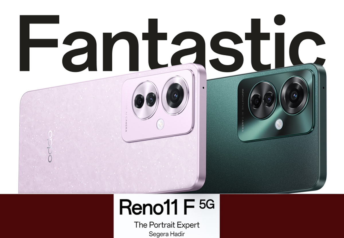 Dirilis di Indonesia OPPO Reno11 F 5G dengan Kamera Selfie 32MP dan Dibekali NFC