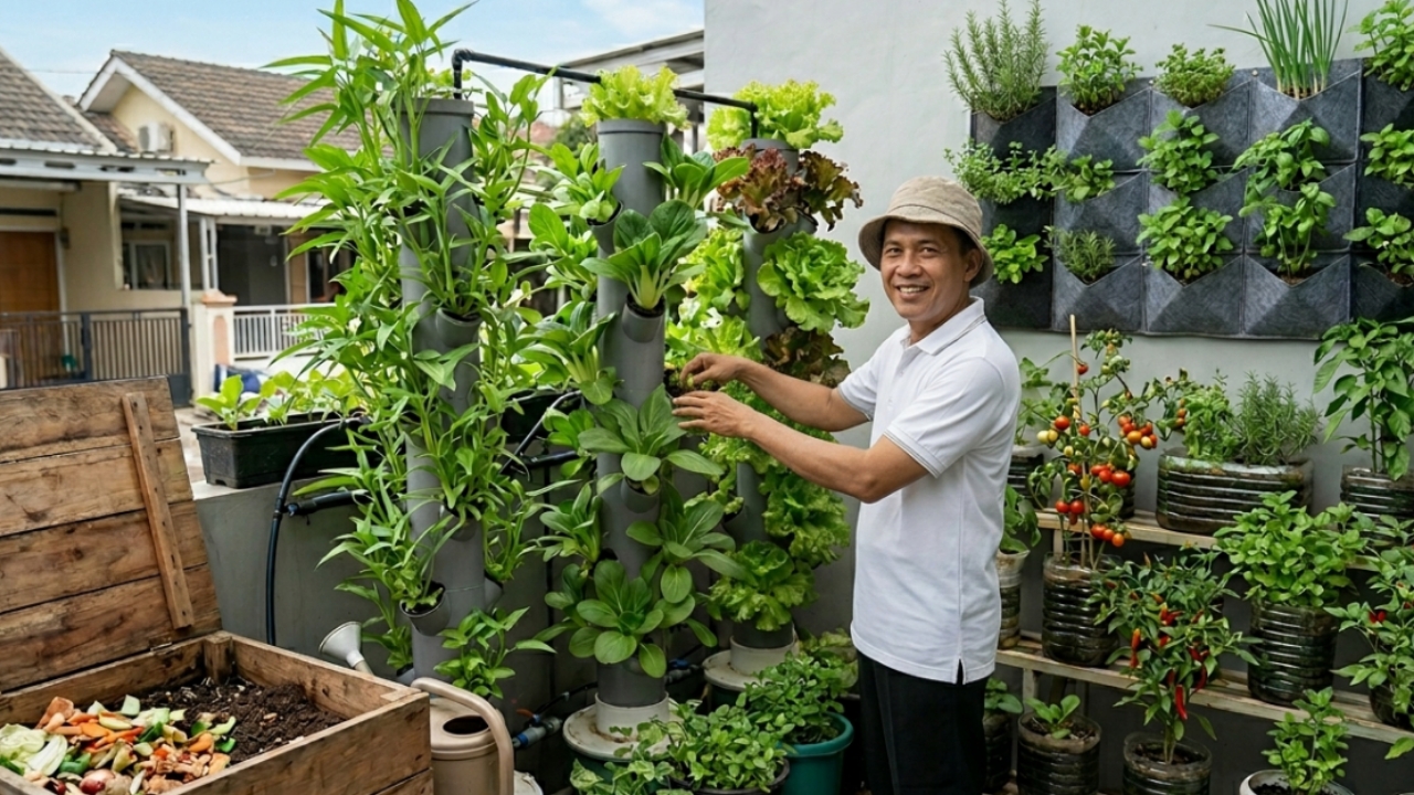 Food Garden di Rumah, Cara Mudah Berkebun di Lahan Sempit yang Bikin Hidup Lebih Sehat dan Hemat