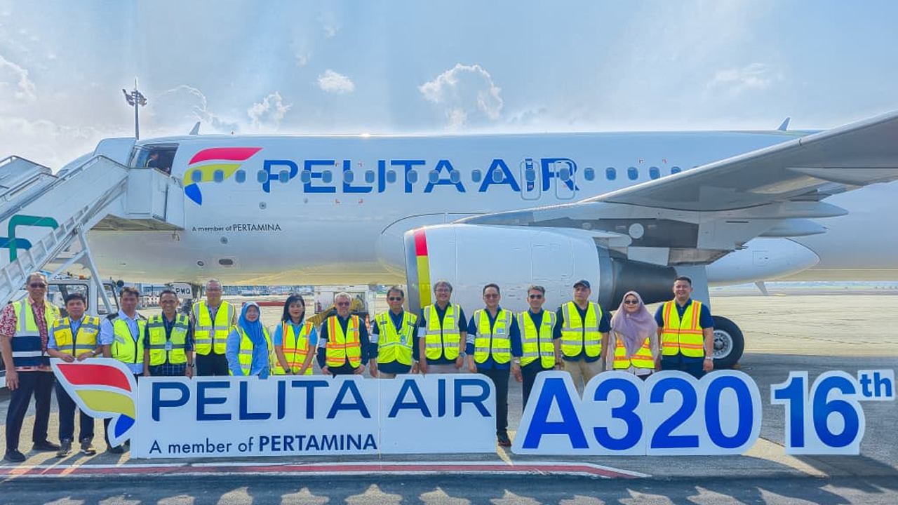 Pelita Air Datangkan Pesawat Baru Jelang Nataru, Armada Airbus A320 ke-16 Resmi Beroperasi