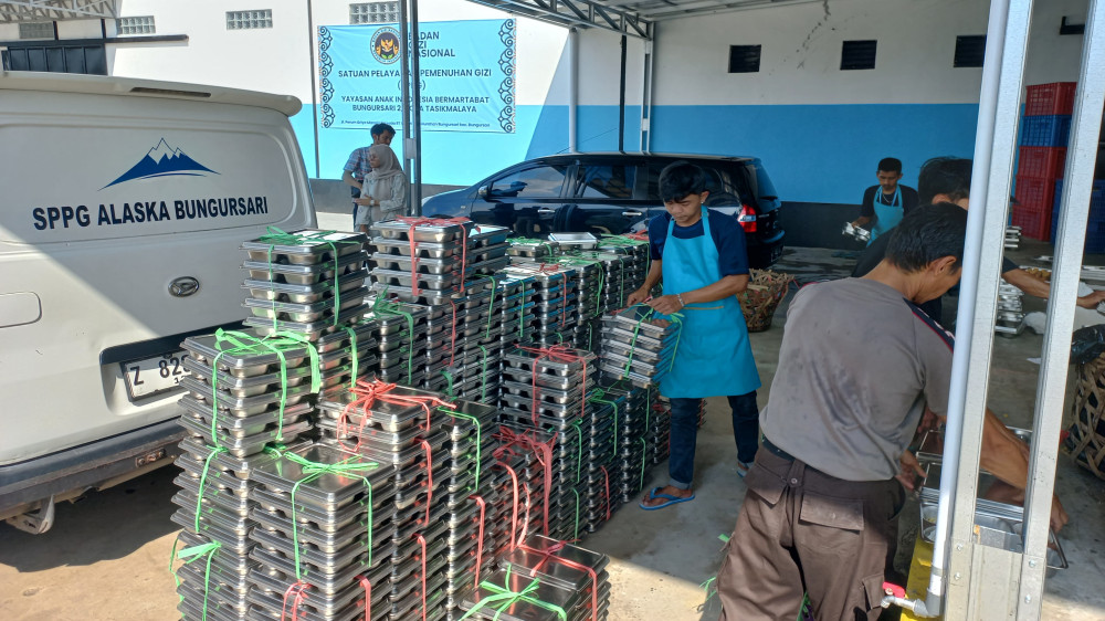 Warga Mulai Percaya, Dapur Bersih SPPG Jadi Kunci Sukses MBG di Kota Tasikmalaya