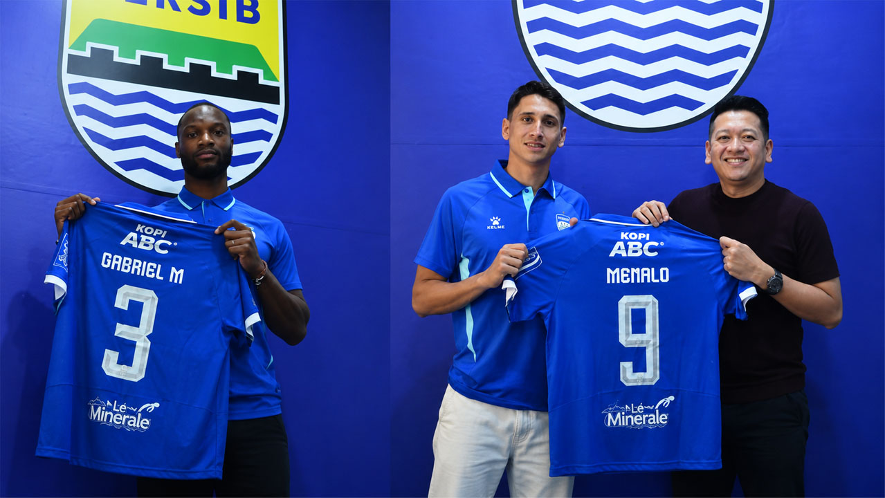 Luka Menalo Pilih Nomor 9 di Persib, Gabriel Mutombo Kenakan Nomor 3