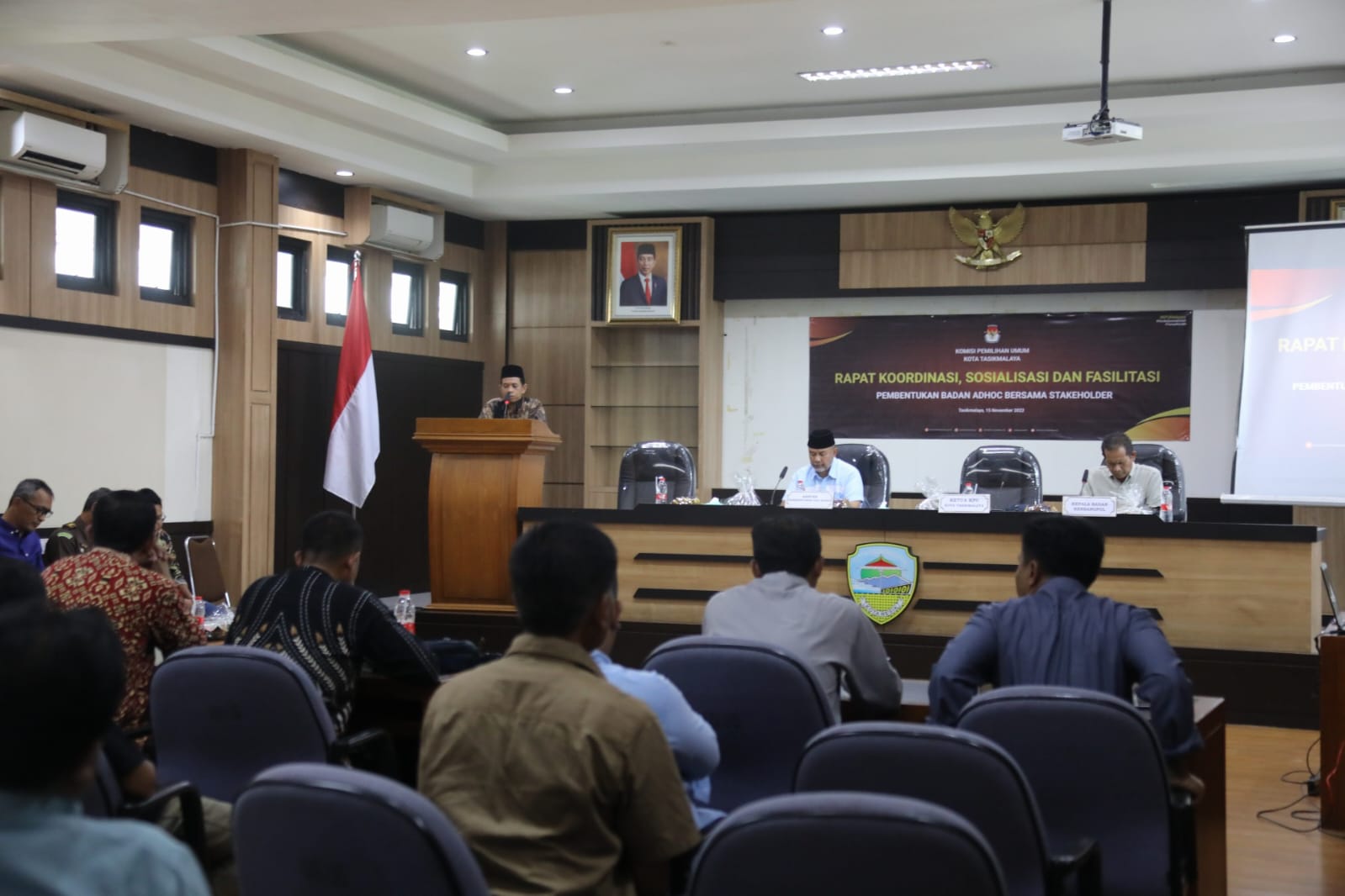 KPU dan Pemkot Tasik Rakor Bahas Sosialisasi Badan Adhoc Jelang Pemilu Serentak 2024