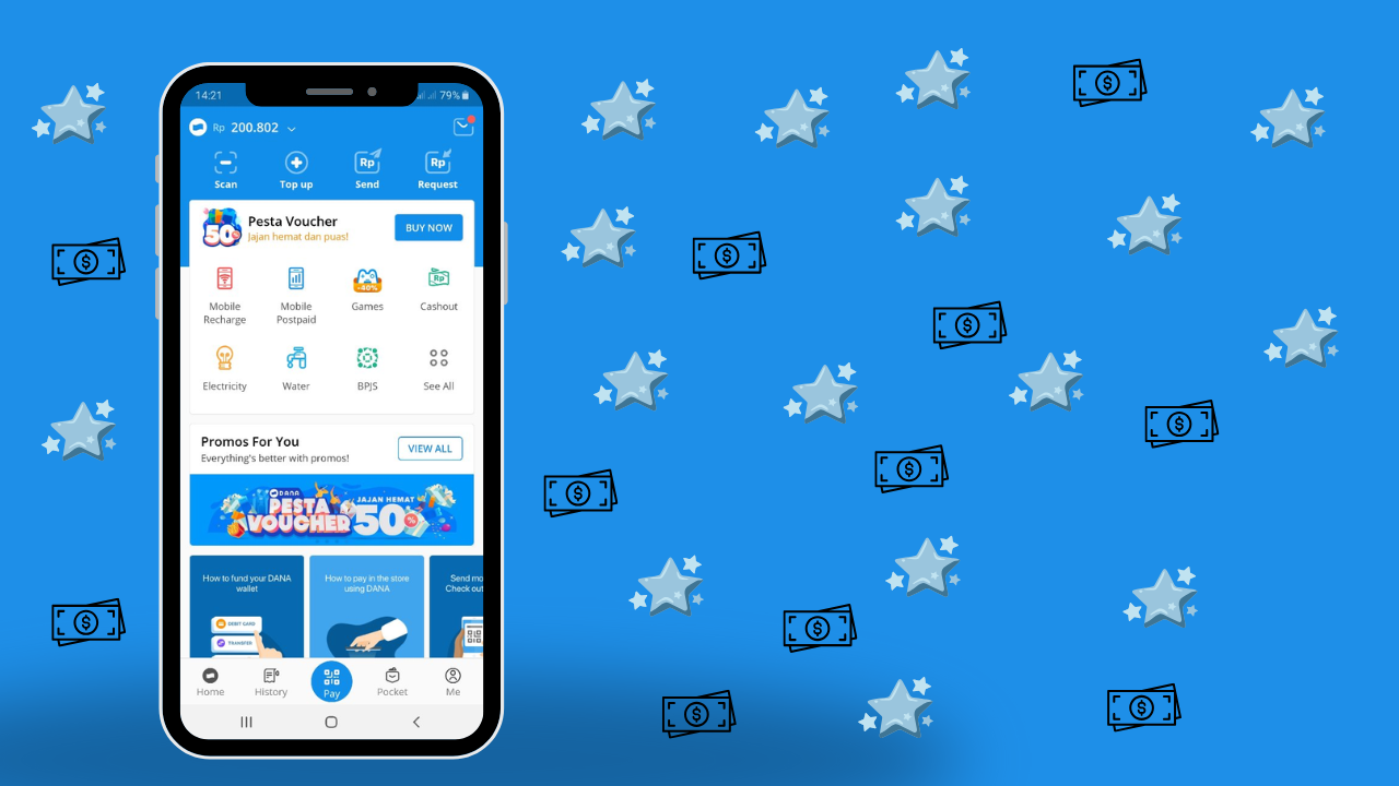 Saldo DANA Gratis ke Dompet Digital Cuma Modal HP! Ini Aplikasi Penghasil Uang Terbukti Membayar 2025