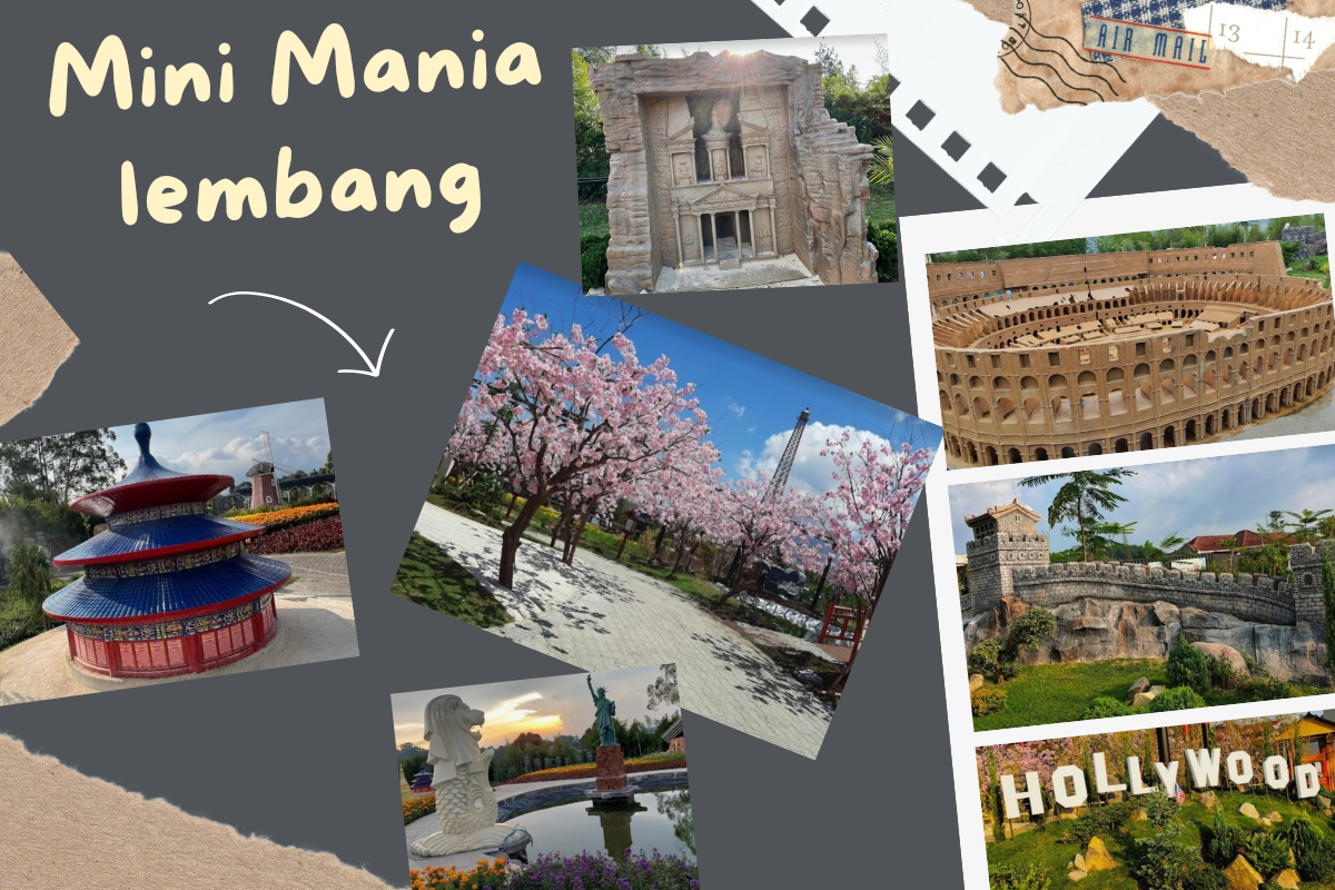 Pesona Mini Mania Lembang, Ada Lebih dari 50 Miniatur Landmark Dunia Hadir di Wisata Lembang ini!