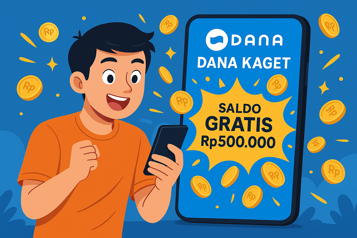 Klaim Saldo Gratis dari DANA Kaget, Kesempatan Meraih Ratusan Ribu Sekali Klik