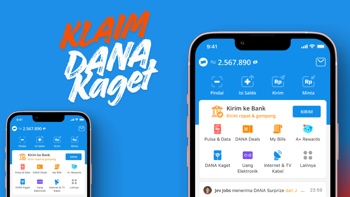 Saldo DANA Gratis Rp232.000 bisa diklaim lewat fitur DANA Kaget, Ini Cara Klaimnya