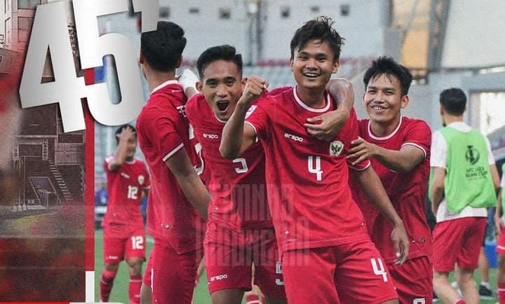 BREAKING NEWS, Timnas Indonesia U-23 Menang 1-0 Atas Australia di Babak Pertama, Ini Pencetak Golnya