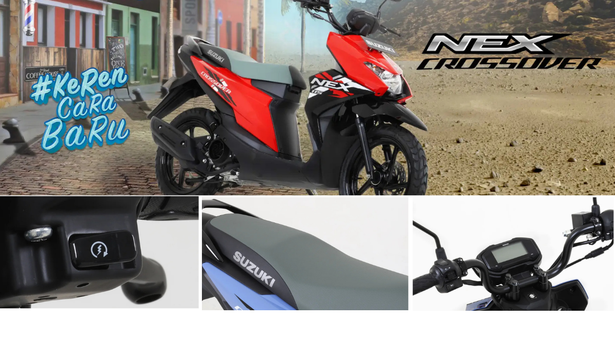 Suzuki NEX Crossover dan Harga Suzuki NEX Crossover, Skutik Entry Level Bergaya Adventure