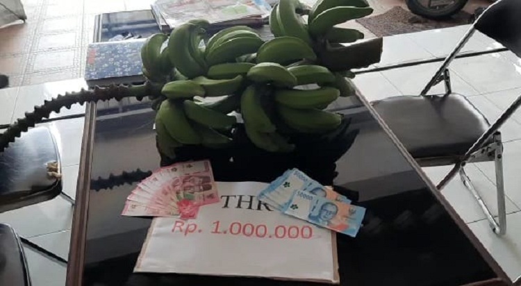 Setandan Pisang dan Uang Mainan di BNN Kota Tasikmalaya, Imbas Viral di Media Sosial Surat Minta THR 