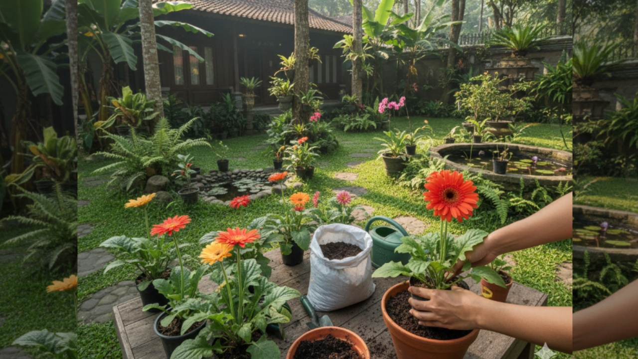 Tanaman Hias Gerbera di Rumah, Cantik Dipandang dan Menyehatkan Udara