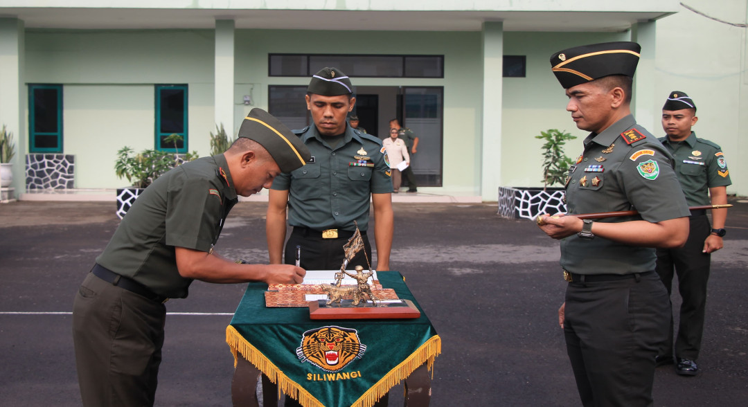 Kodim 0612/Tasikmalaya Perkuat Kepemimpinan Baru di Empat Koramil 