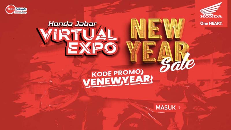Sambut Tahun Baru, DAM Hadirkan Promo di Pameran Honda Jabar Virtual Expo