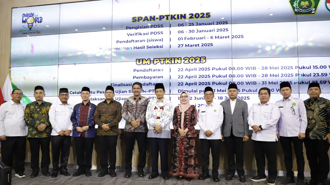 Launching Penerimaan Mahasiswa Baru 2025 untuk 58 PTKIN, Simak Jadwalnya