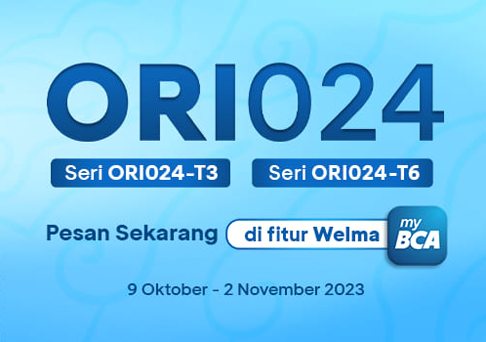 BCA Tawarkan Pemesanan Investasi ORI024, Simak juga Cara Membuat SID di MyBCA