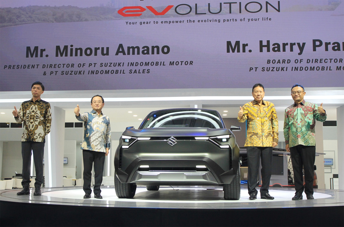 GIIAS 2024 Tangerang: Suzuki Tampilkan Konsep Mobil Listrik eVX di Indonesia, Debut Perdana di Asia Tenggara