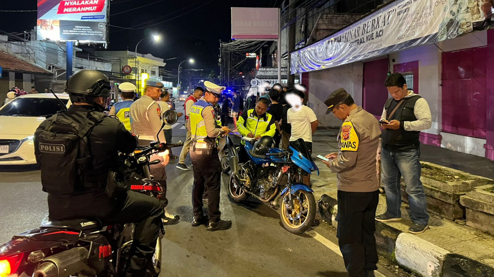 Gabungan TNI-Polri dan Satpol PP Kota Tasikmalaya Gencarkan Patroli Antisipasi Aksi Berandalan Bermotor
