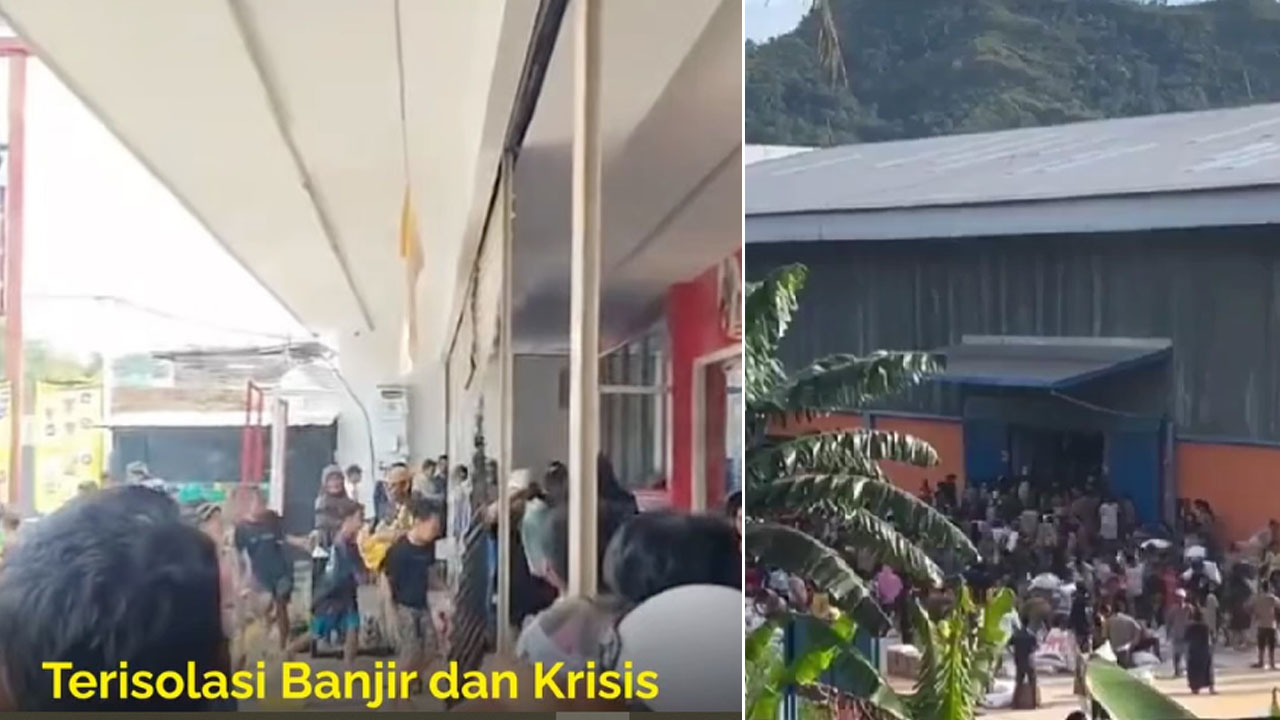 Korban Banjir Jarah Minimarket dan Gudang Bulog Sibolga, Warga Putus Asa Cari Pangan