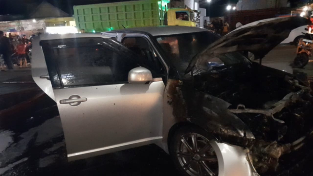Mobil Terbakar di SPBU Mangkubumi, Pengemudinya Wanita dan Pingsan saat Kejadian