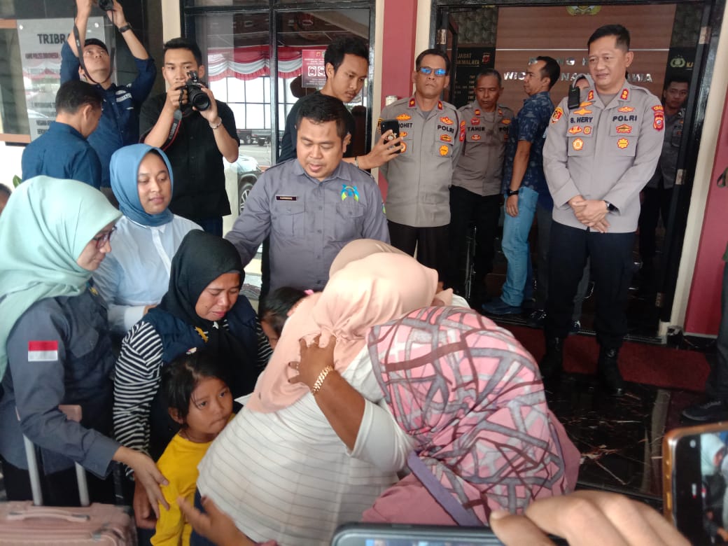 Korban TPPO Asal Kecamatan Cikatomas, Tasikmalaya Kembali Kumpul dengan Keluarganya